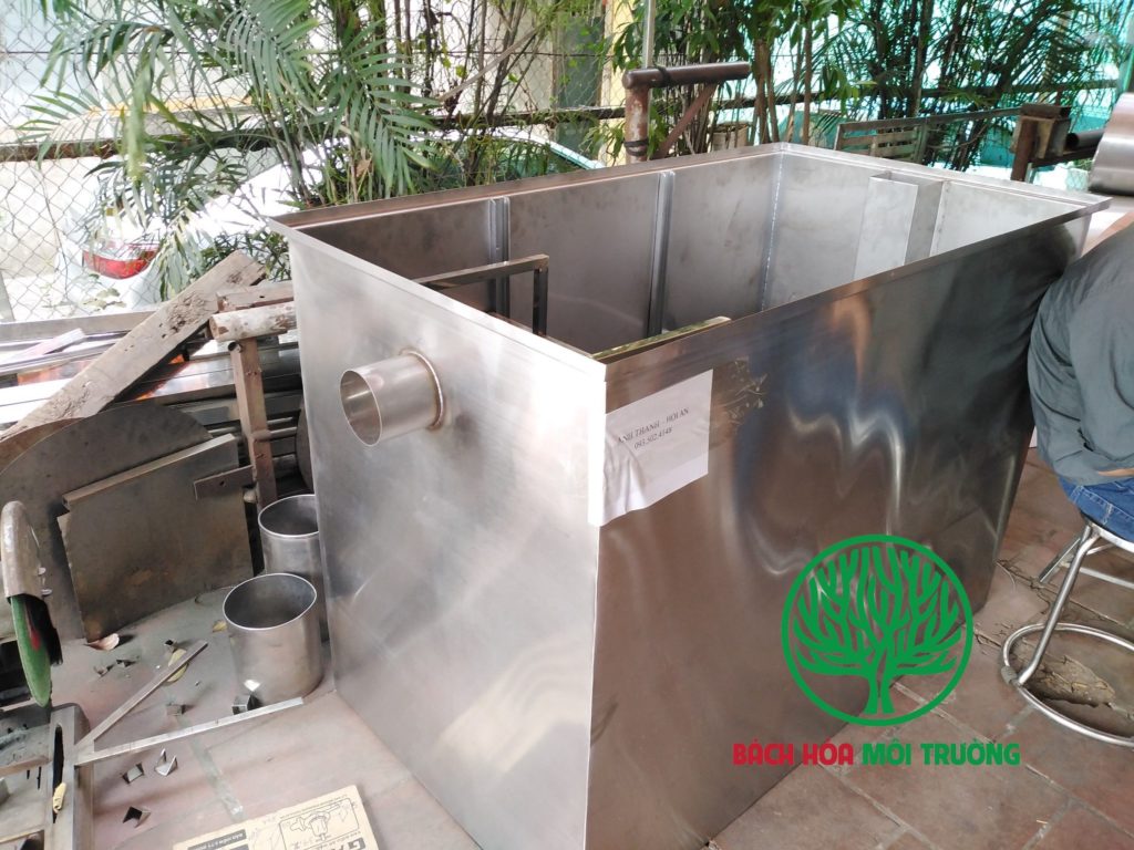 liên hệ mua bể tách mỡ công nghiệp