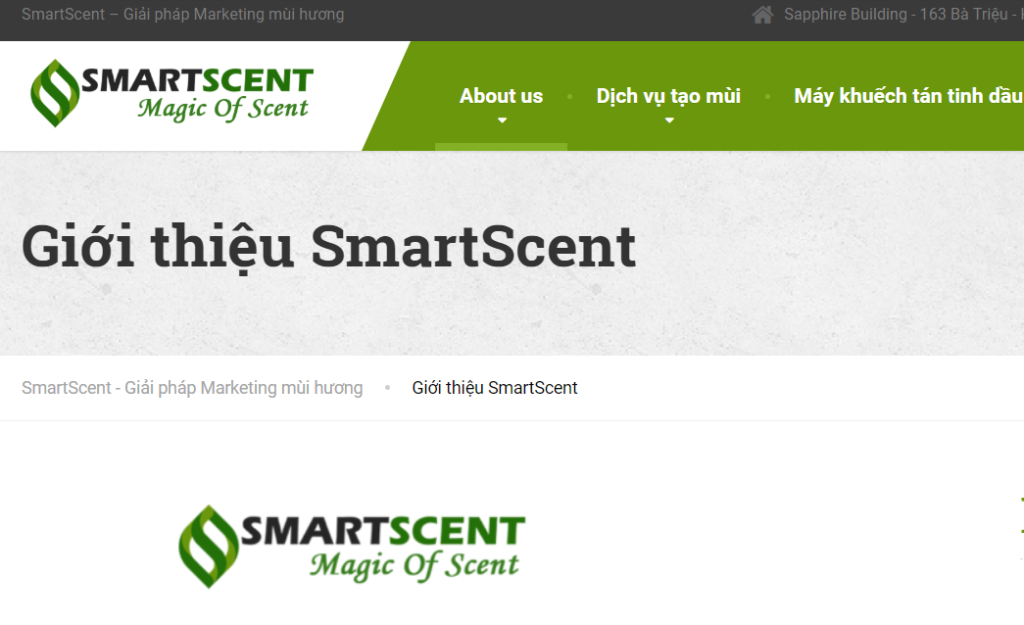 SmartScent - bảo vệ sức khỏe của khách hàng là trên hết