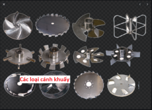 Một số sản phẩm cánh khuấy của hùng phát