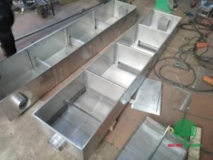 Bể tách mỡ lẩu nướng nhà hàng 200 lít