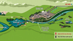 Nhà máy xử lý nước sạch sông đà bị nhiễm dầu