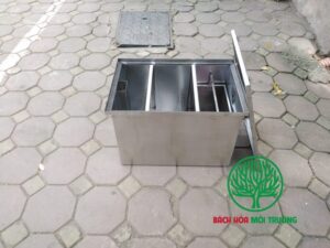 bể tách mỡ cho quán cơm sườn