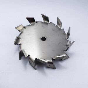 cánh khuấy đĩa cạnh chém tạo ít bọt cho dung dịch khi làm việc