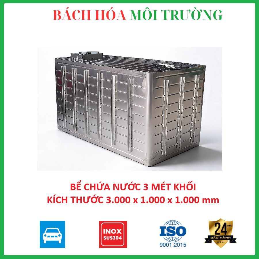 bể chứa nước 3 mét khối be chua nuoc 3 met khoi