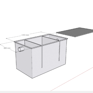 Bể tách mỡ 1000l công nghiệp giá tốt 4 be tach mo 1000 lit 1