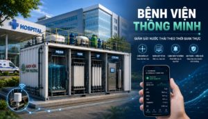 Module xử lý nước thải y tế kết nối IoT