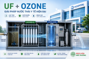 Màng UF Trong Module Xử Lý Nước Thải Là Gì? 3 UF + OZONE