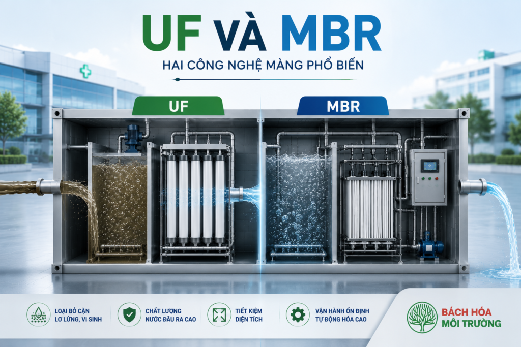 Màng UF Trong Module Xử Lý Nước Thải Là Gì? 2 UF VÀ MBR