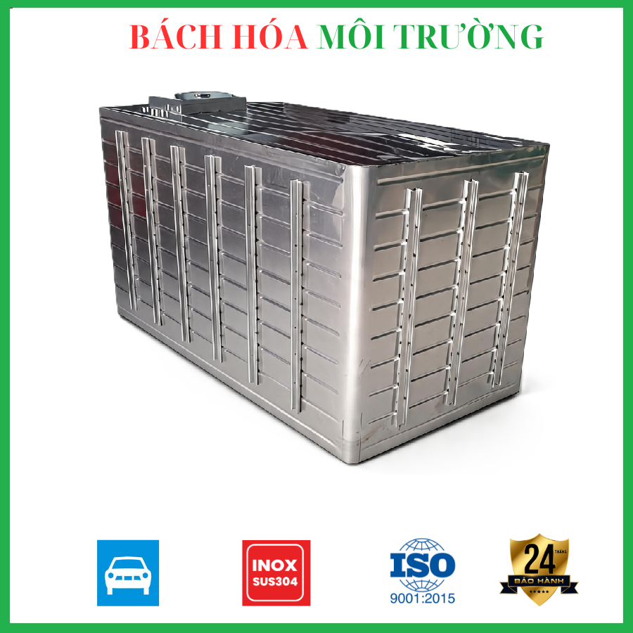 bể nước inox ngầm 7 mét khối be nuoc inox ngam 7 met khoi