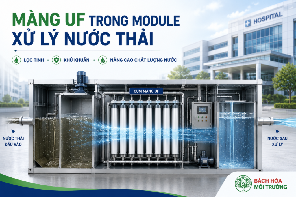 Màng UF Trong Module Xử Lý Nước Thải
