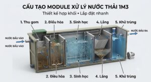 Module Xử Lý Nước Thải 1m3